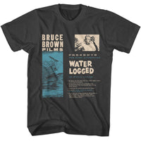 Thumbnail for BRUCE BROWN FILMS-BBF WATER LOGGED-SMOKE ADULT S/S TSHIRT