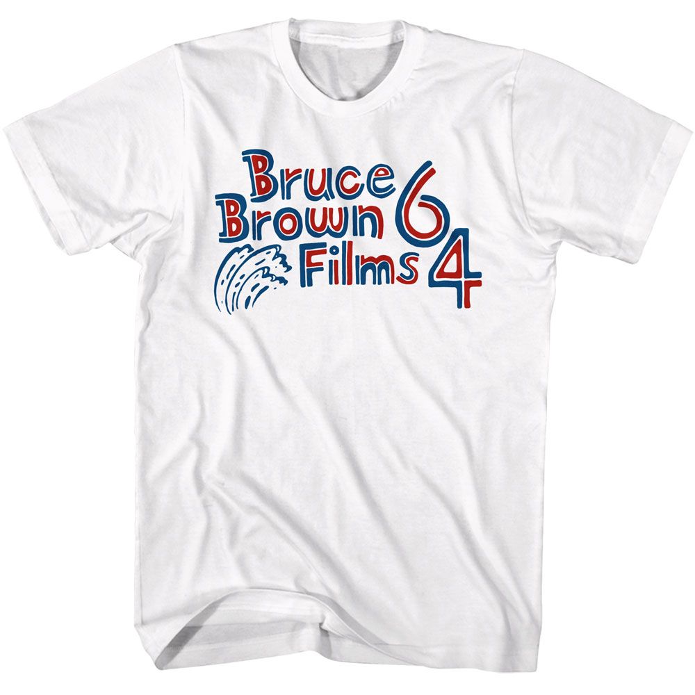 BRUCE BROWN FILMS-BBF PATRIOTIC 64-WHITE ADULT S/S TSHIRT