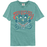 Thumbnail for BRUCE BROWN FILMS-BBF SURF CRAZY 59-SEAFOAM ADULT S/S COMFORT COLOR TSHIRT