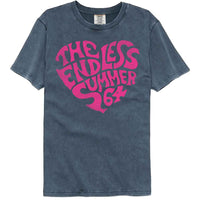 Thumbnail for BRUCE BROWN FILMS-BBF ENDLESS SUMMER HEART-DENIM ADULT S/S COMFORT COLOR TSHIRT