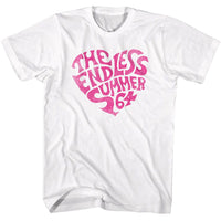 Thumbnail for BRUCE BROWN FILMS-BBF ENDLESS SUMMER HEART-WHITE ADULT S/S TSHIRT