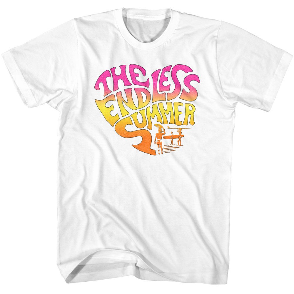 BRUCE BROWN FILMS-BBF ENDLESS HEART GRADIENT-WHITE ADULT S/S TSHIRT