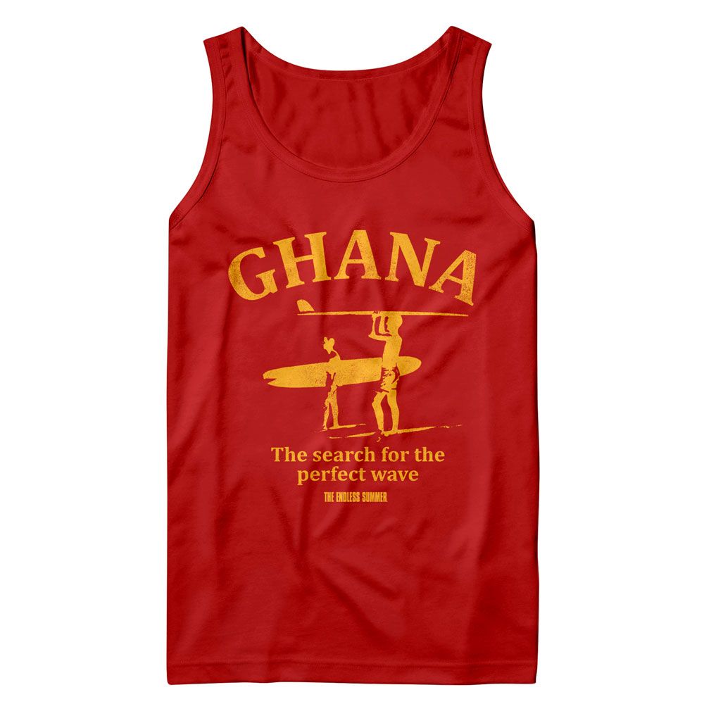 BRUCE BROWN FILMS-BBF GHANA PERFECT WAVE-RED ADULT TANK