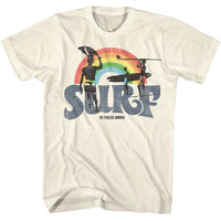 Thumbnail for BRUCE BROWN FILMS-BBF SURF RAINBOW-NATURAL ADULT S/S TSHIRT