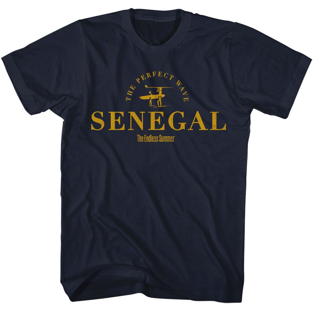 BRUCE BROWN FILMS-BBF SENEGAL-NAVY ADULT S/S TSHIRT