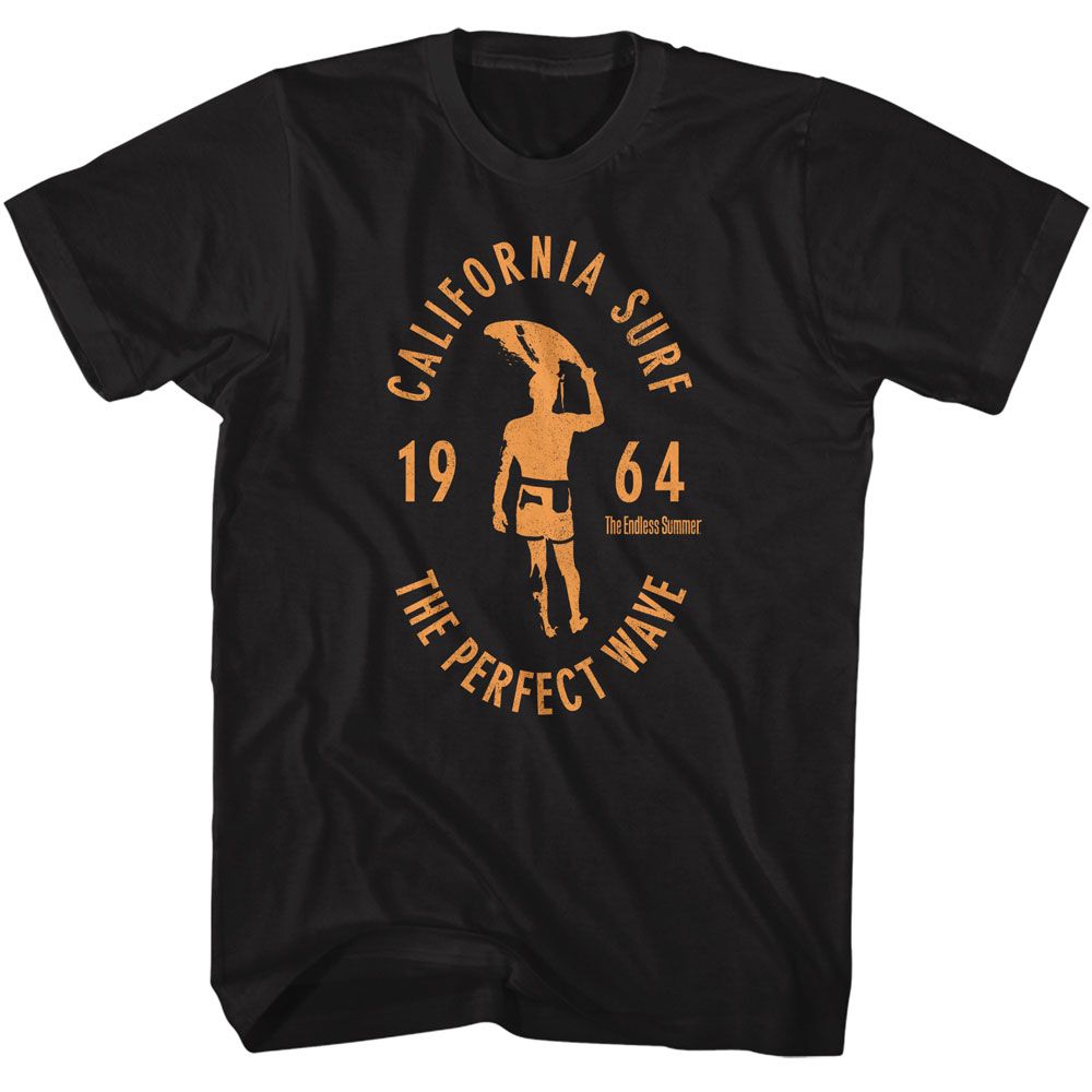 BRUCE BROWN FILMS-BBF CALIFORNIA SURF 1964-BLACK ADULT S/S TSHIRT