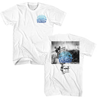 Thumbnail for BRUCE BROWN FILMS-BBF SEARCH FOR THE PERFECT WAVE FRONT AND BACK-WHITE ADULT S/S TSHIRT