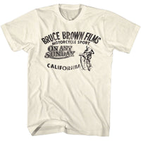 Thumbnail for BRUCE BROWN FILMS-BBF CHALLENGE ONE-NATURAL ADULT S/S TSHIRT