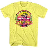 Thumbnail for BRUCE BROWN FILMS-BBF COLORFUL AND SUNDAY-YELLOW HEATHER ADULT S/S TSHIRT