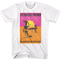 Thumbnail for BRUCE BROWN FILMS-BBF ENDLESS SUMMER POSTER-WHITE ADULT S/S TSHIRT