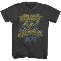 Thumbnail for BRUCE BROWN FILMS-BBF ON ANY SUNDAY 71-SMOKE ADULT S/S TSHIRT