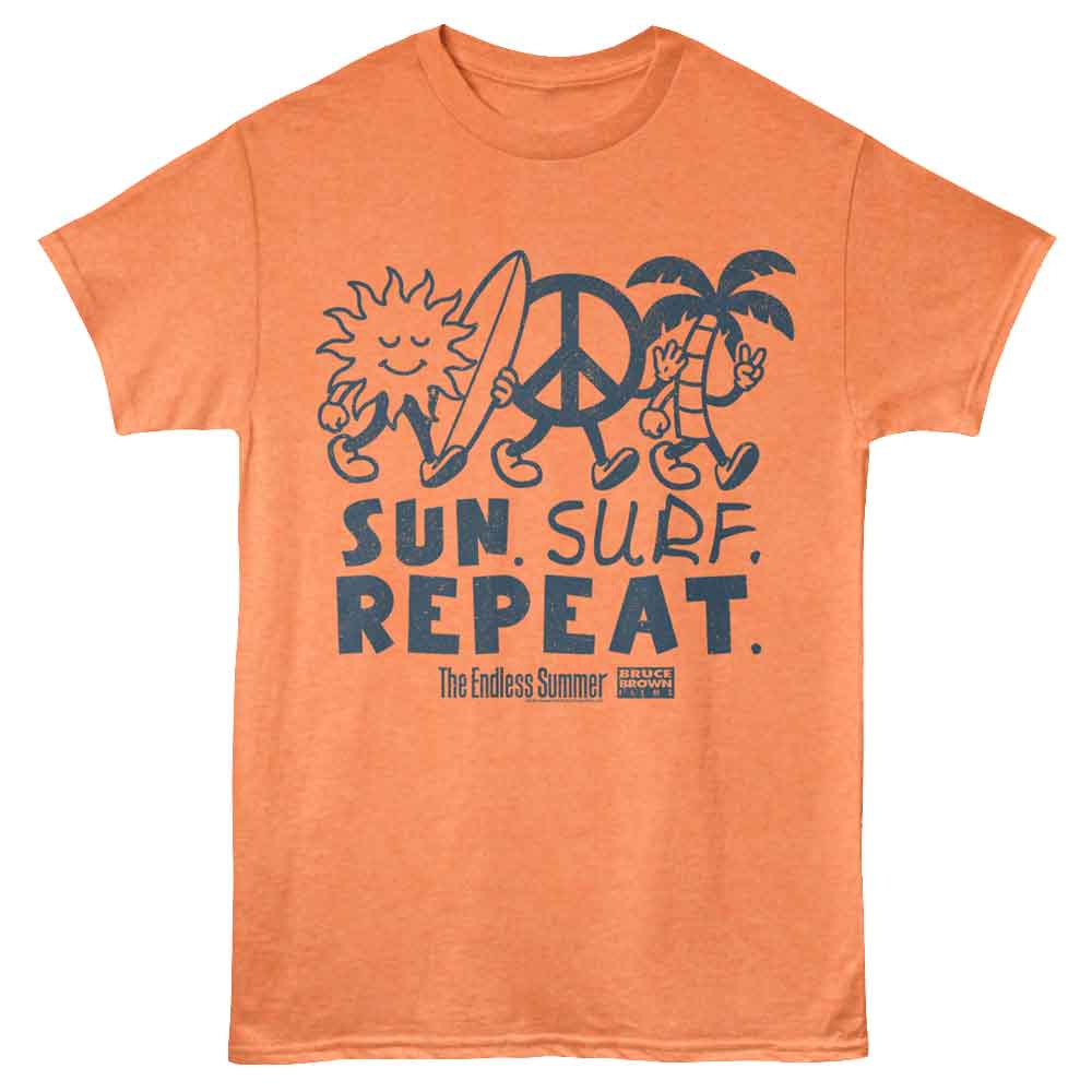 Bruce Brown Films - Bbf Sun Surf Repeat T-Shirt