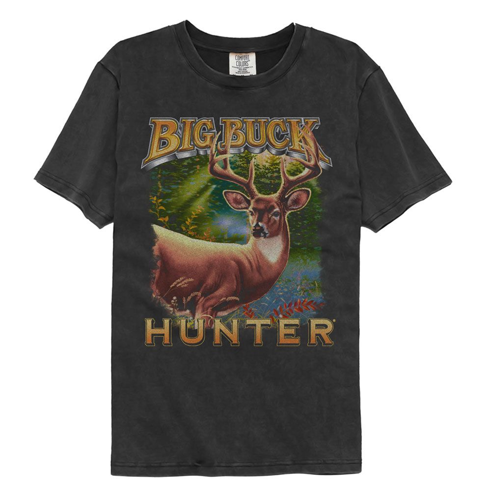 BIG BUCK HUNTER-BIG BUCK HUNTER ART-PEPPER ADULT S/S COMFORT COLOR TSHIRT