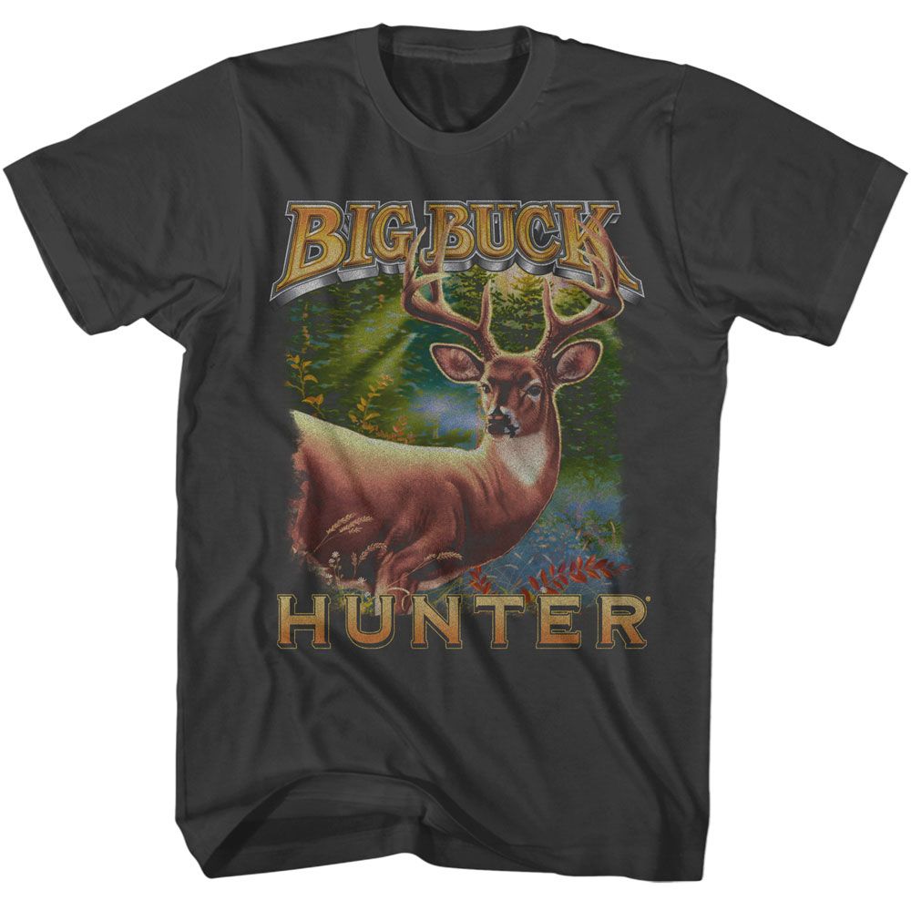 BIG BUCK HUNTER-BIG BUCK HUNTER ART-SMOKE ADULT S/S TSHIRT