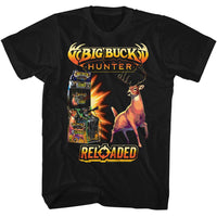 Thumbnail for BIG BUCK HUNTER-BIG BUCK HUNTER RELOADED CABINET-BLACK ADULT S/S TSHIRT