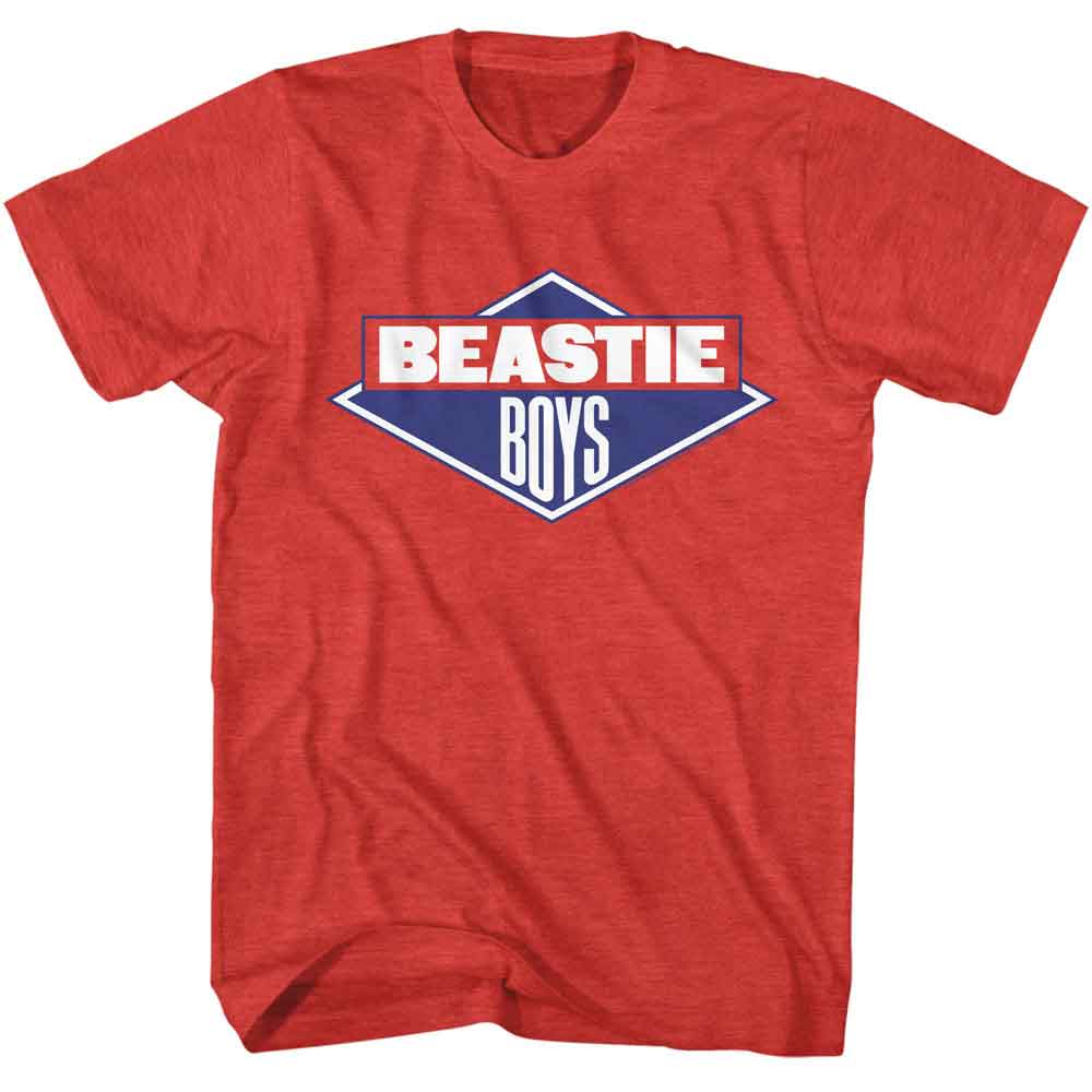 BEASTIE BOYS-BEASTIE BOYS LOGO-RED HEATHER ADULT S/S TSHIRT