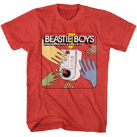 Thumbnail for BEASTIE BOYS-BEASTIE BOYS REMOTE CONTROL-RED HEATHER ADULT S/S TSHIRT