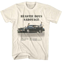 Thumbnail for BEASTIE BOYS-BEASTIE BOYS SABOTAGE-NATURAL ADULT S/S TSHIRT