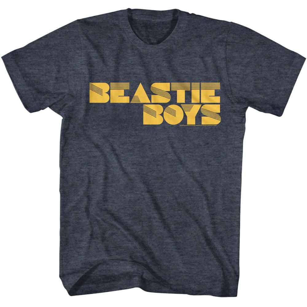 BEASTIE BOYS-BEASTIE BOYS BOROUGHS LOGO-NAVY HEATHER ADULT S/S TSHIRT