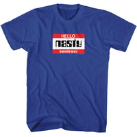 Thumbnail for BEASTIE BOYS-BEASTIE BOYS HELLO NASTY NAMETAG-ROYAL ADULT S/S TSHIRT