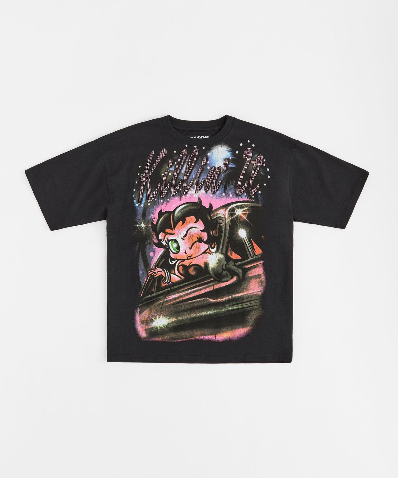 Women Plus Size Betty Boop Killin' It Short Sleeve T-Shirt
