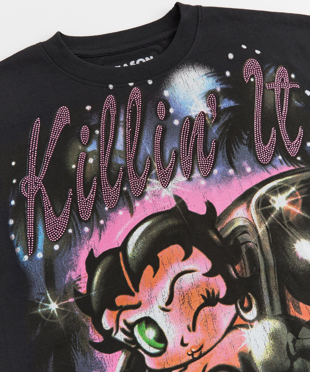 Women Plus Size Betty Boop Killin' It Short Sleeve T-Shirt
