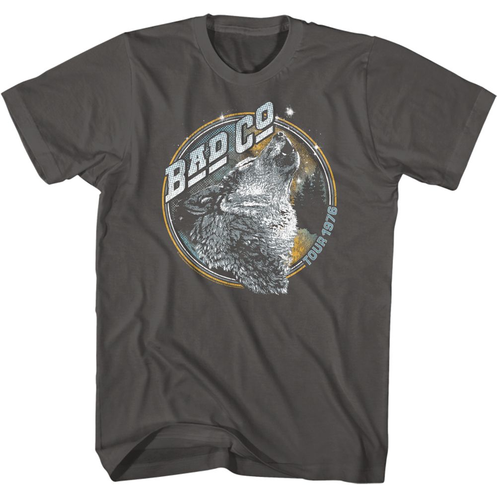 BAD COMPANY-BADWOLF-SMOKE ADULT S/S TSHIRT