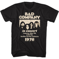 Thumbnail for BAD COMPANY-IN CONCERT 76-BLACK ADULT S/S TSHIRT