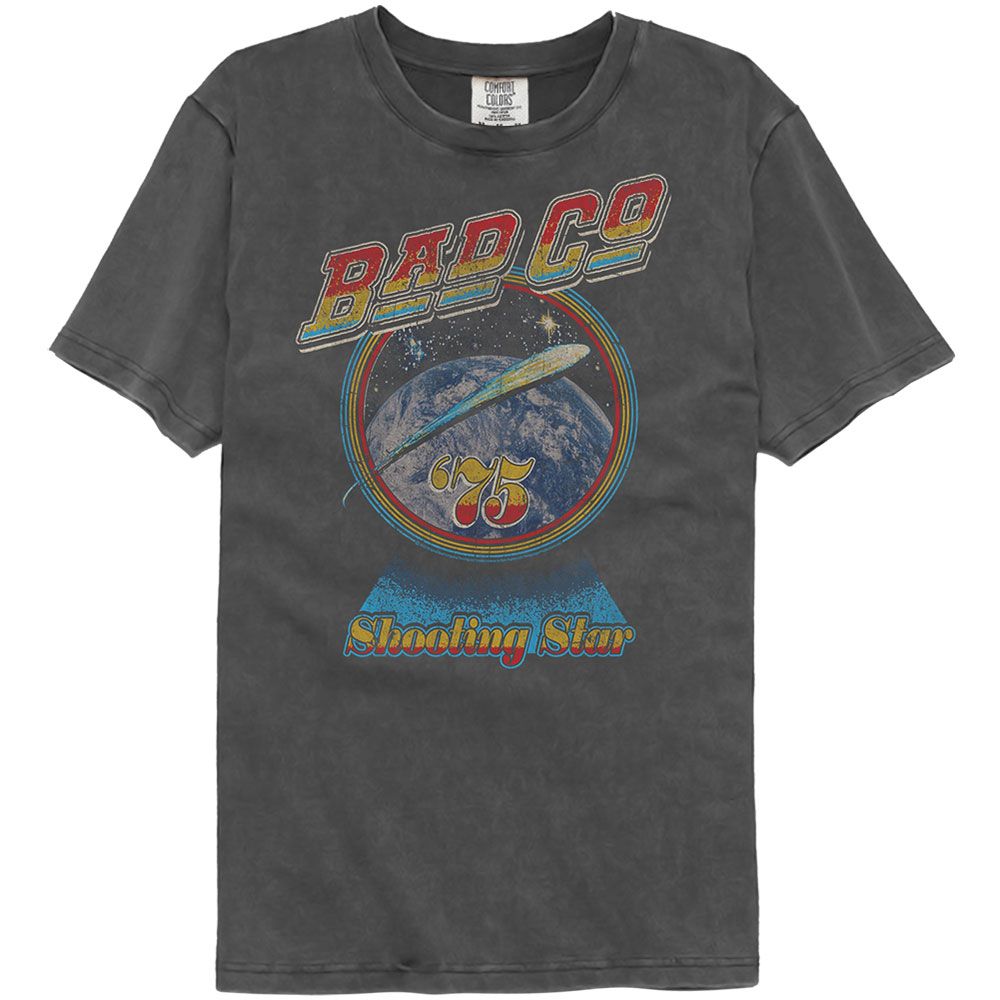 BAD COMPANY-BAD COMPANY SHOOTING STAR-COAL COMFORT COLOR ADULT S/S TSHIRT