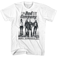 Thumbnail for BAD COMPANY-MUNICH CONCERT-WHITE ADULT S/S TSHIRT