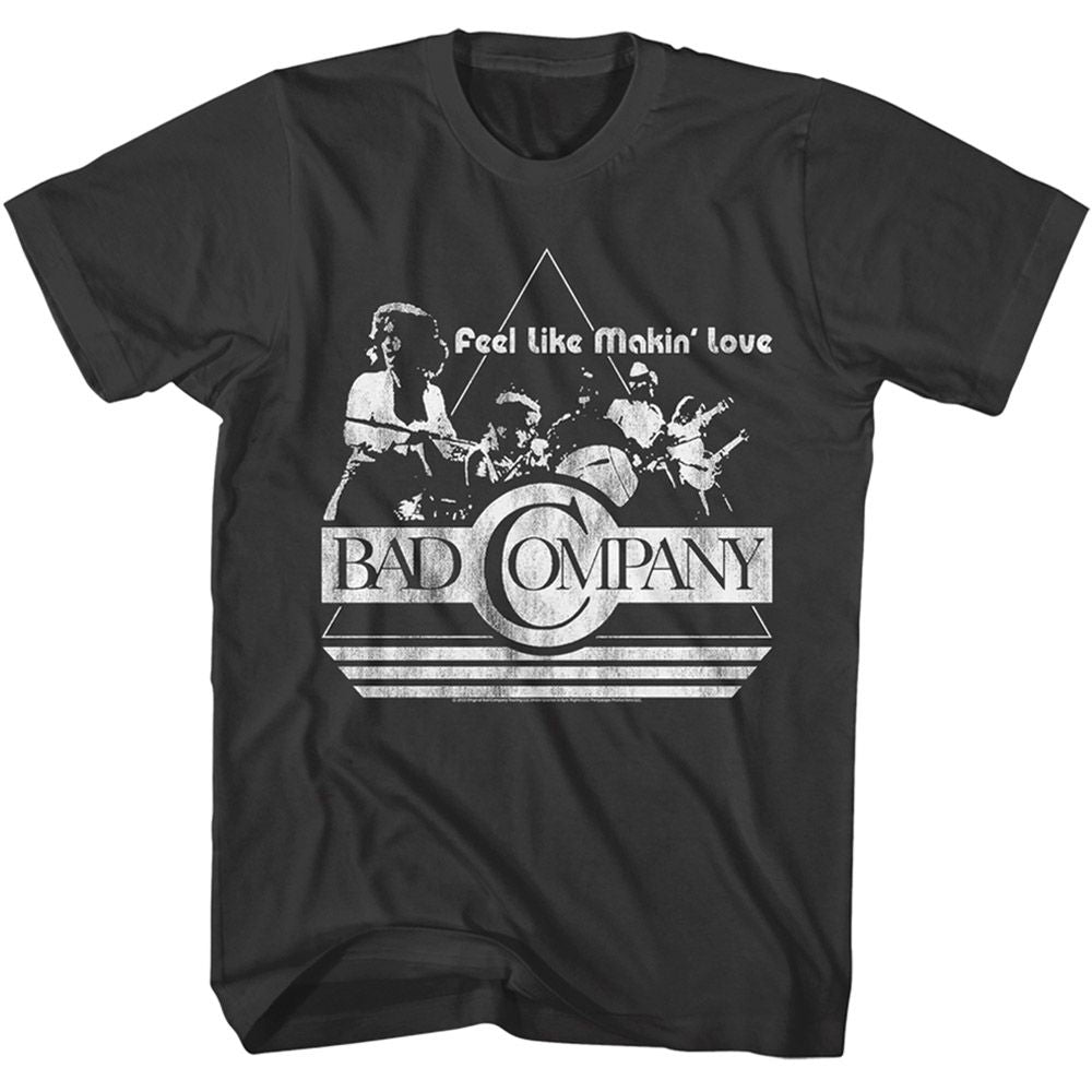 BAD COMPANY-BAD COMPANY FEEL LIKE MAKIN LOVED-SMOKE ADULT S/S TSHIRT