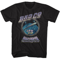 Thumbnail for BAD COMPANY-BAD COMPANY SHOOTING STAR PASTELS-BLACK ADULT S/S TSHIRT