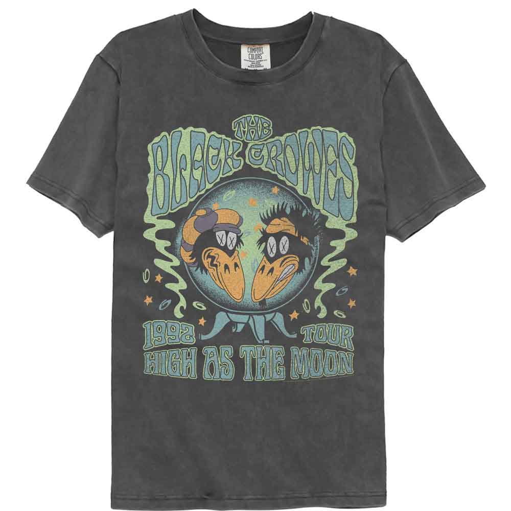 BLACK CROWES-THE BLACK CROWES CRYSTAL BALL-PEPPER ADULT S/S COMFORT COLOR TSHIRT