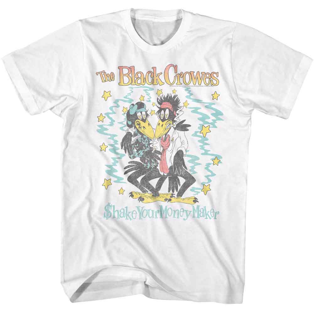 BLACK CROWES-THE BLACK CROWES MONEY MAKER MIST-WHITE ADULT S/S TSHIRT