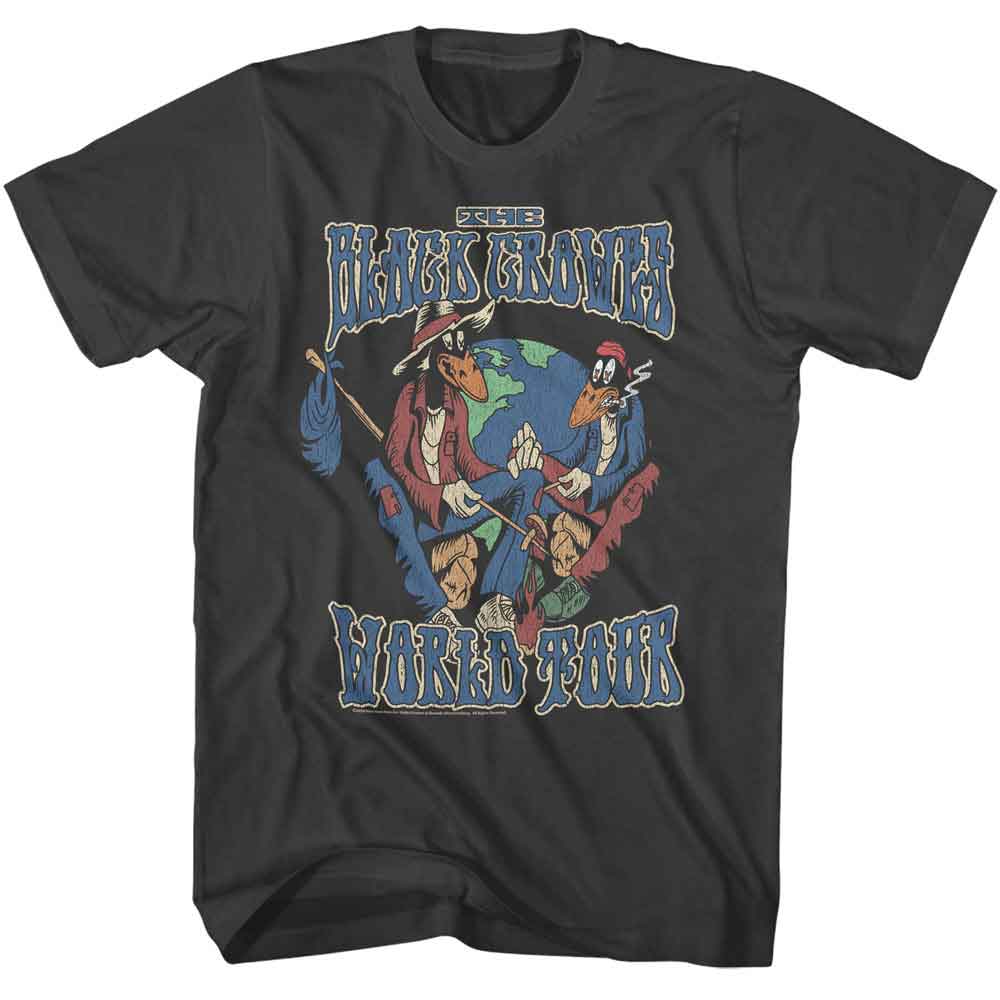 BLACK CROWES-THE BLACK CROWES WORLD TOUR-SMOKE ADULT S/S TSHIRT