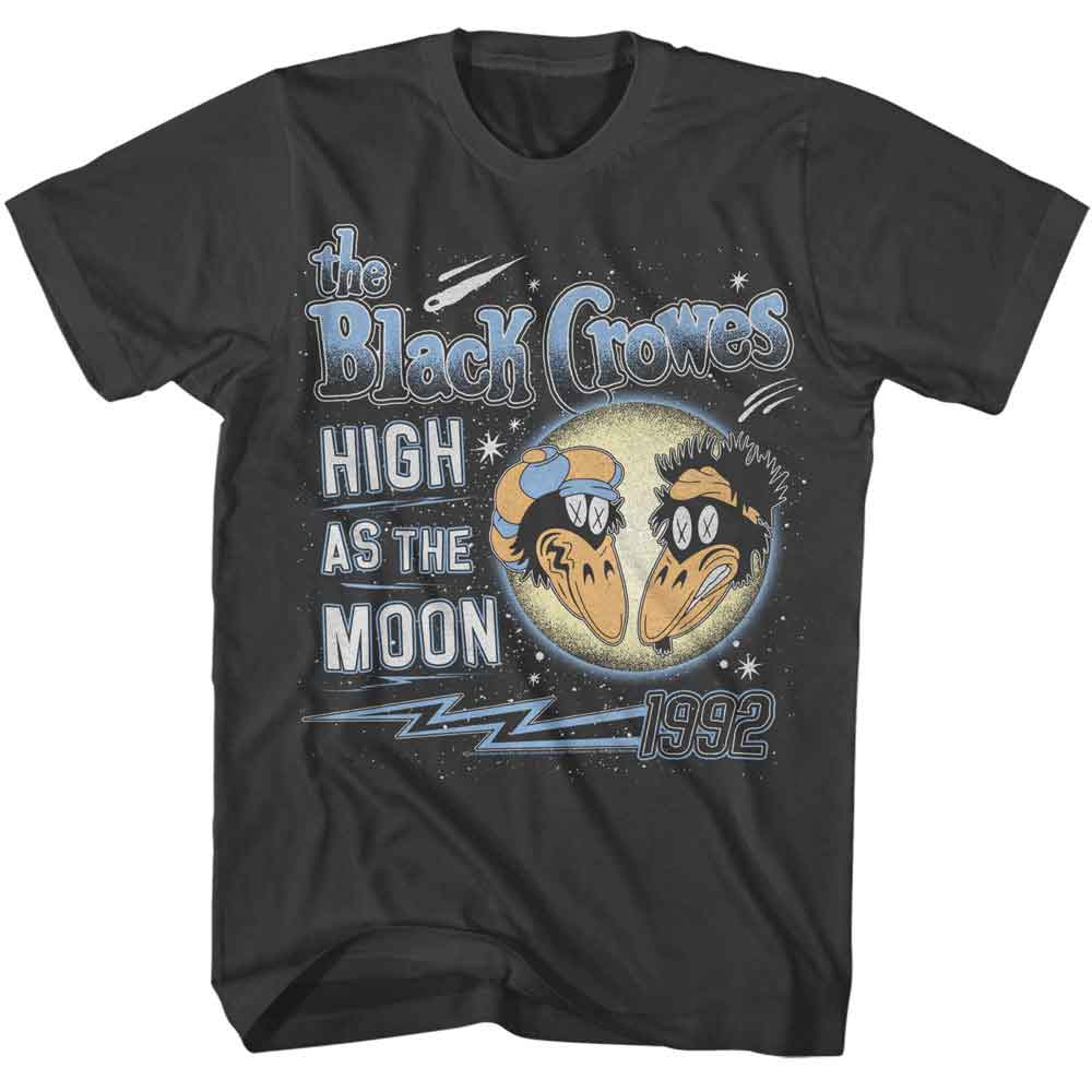 BLACK CROWES-BLACK CROWES HIGH AS THE MOON SPACE-SMOKE ADULT S/S TSHIRT