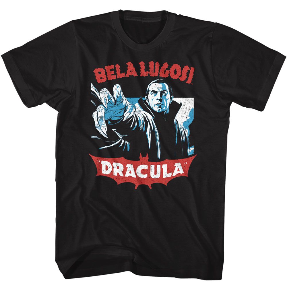 BELA LUGOSI-BELA LUGOSI REACH FORWARD-BLACK ADULT S/S TSHIRT