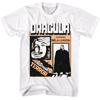 Thumbnail for BELA LUGOSI-BELA LUGOSI 2C DRACULA-WHITE ADULT S/S TSHIRT