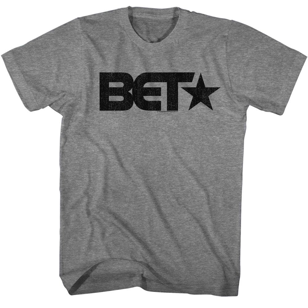 BET-BET LOGO 2-ADULT GRAPHITE S/S TSHIRT