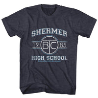 Thumbnail for BREAKFAST CLUB-SHERMER HS-NAVY HEATHER ADULT S/S TSHIRT