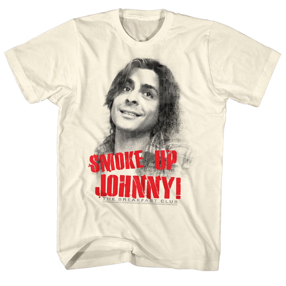 BREAKFAST CLUB-SMOKE UP-NATURAL ADULT S/S TSHIRT