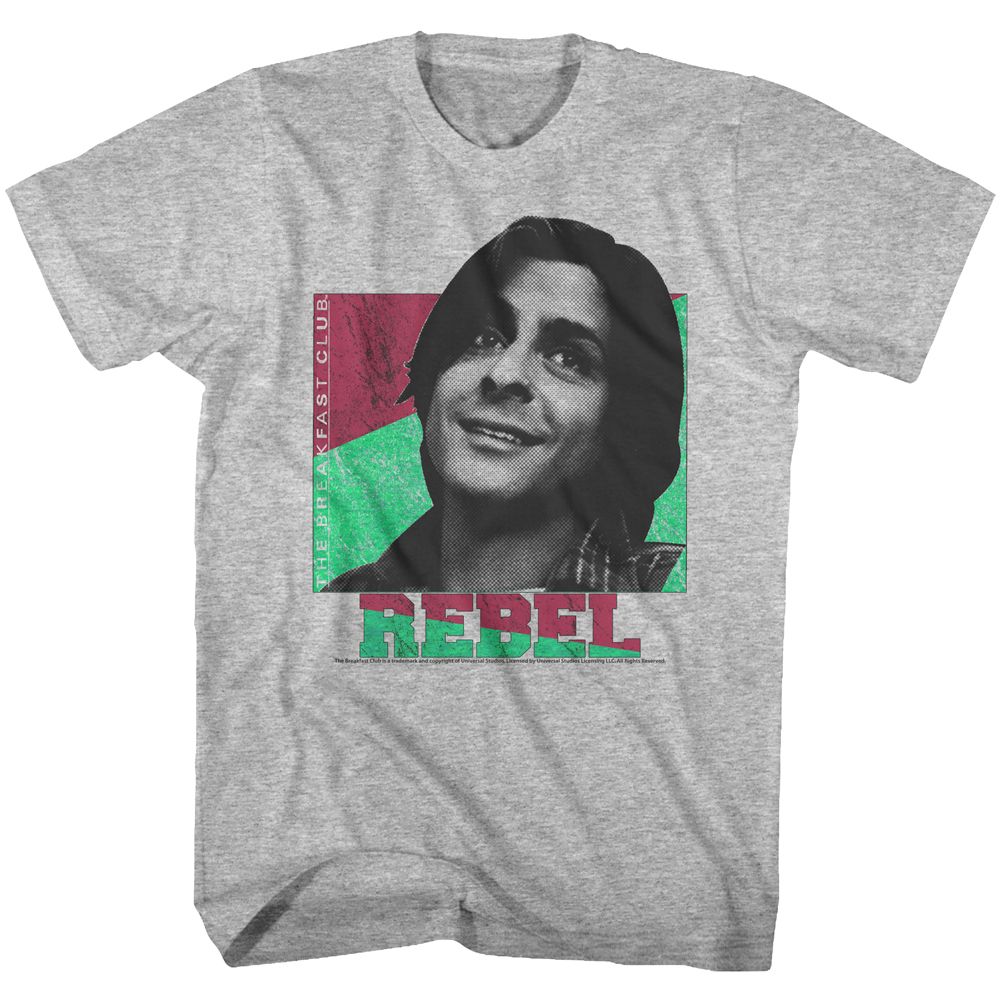 BREAKFAST CLUB-CRIMINAL-GRAY HEATHER ADULT S/S TSHIRT