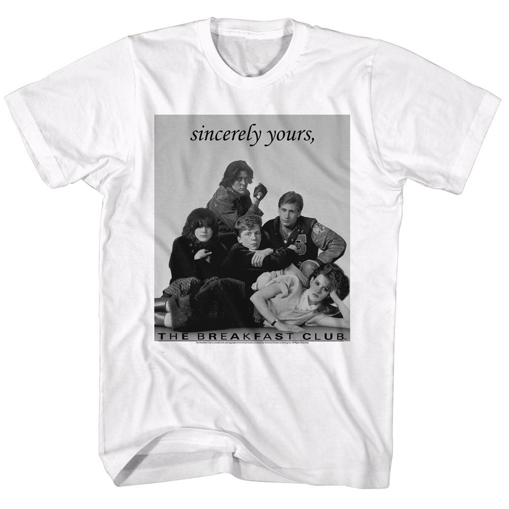 BREAKFAST CLUB-LAID OUT-WHITE ADULT S/S TSHIRT