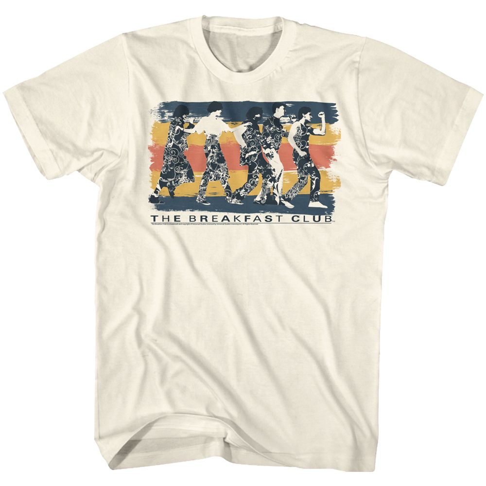 BREAKFAST CLUB-DANCE AWAY-NATURAL ADULT S/S TSHIRT