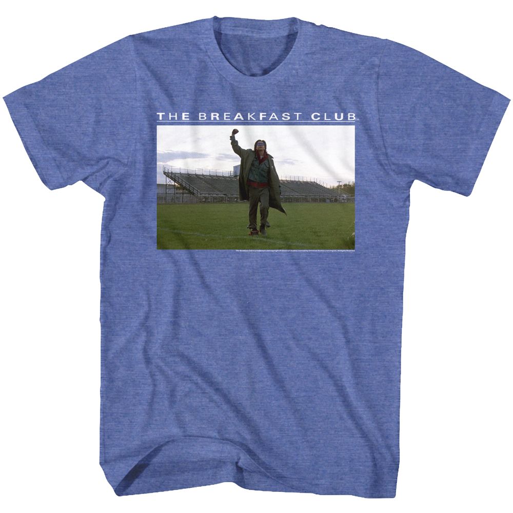 BREAKFAST CLUB-FOOTBALL FIELDS-ROYAL HEATHER ADULT S/S TSHIRT