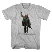Thumbnail for BREAKFAST CLUB-FIST PUMP CUT OUT-GRAY HEATHER ADULT S/S TSHIRT