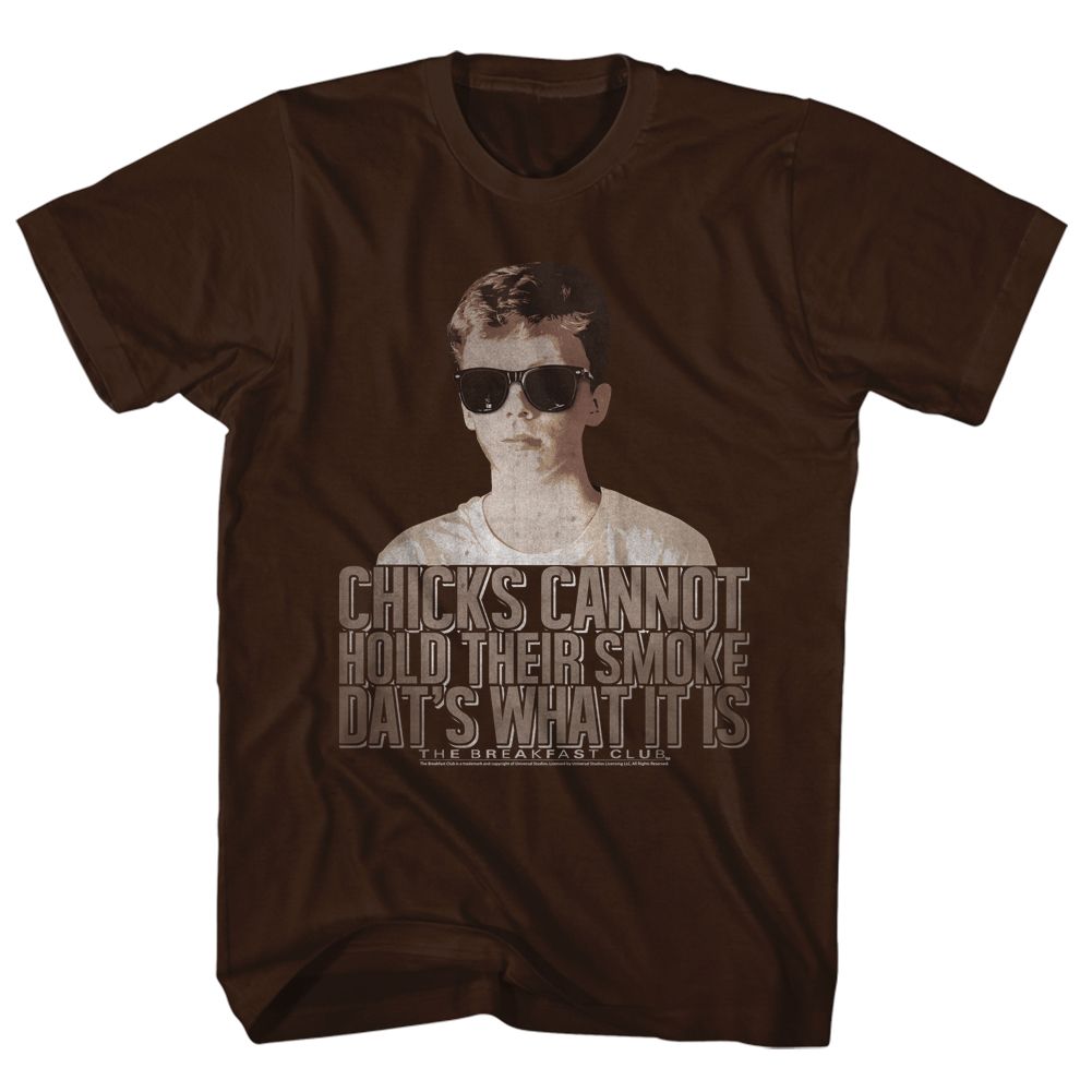 BREAKFAST CLUB-DATS IT-DARK CHOCOLATE ADULT S/S TSHIRT