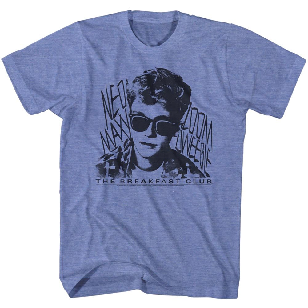 BREAKFAST CLUB-DWEEBIE-LIGHT BLUE HEATHER ADULT S/S TSHIRT