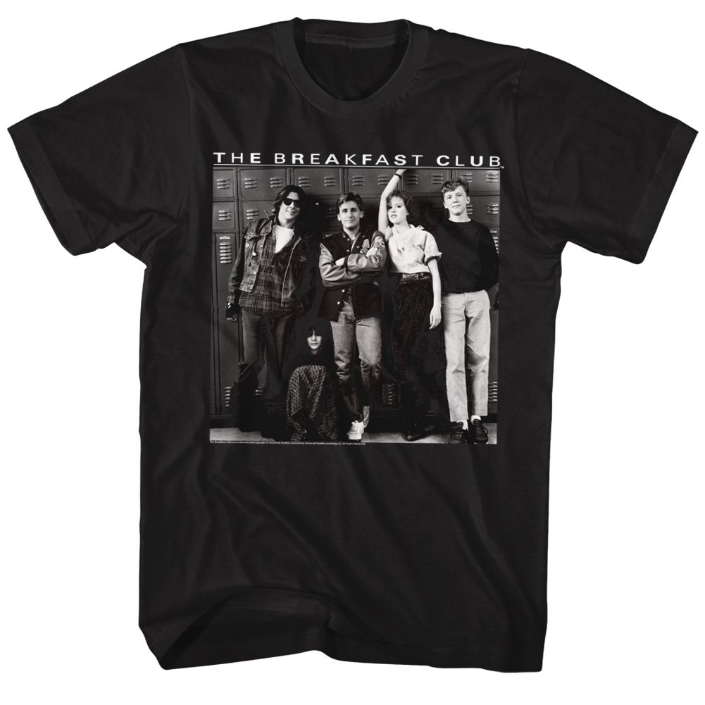 BREAKFAST CLUB-BEE EHN DOUBLEYOO-BLACK ADULT S/S TSHIRT