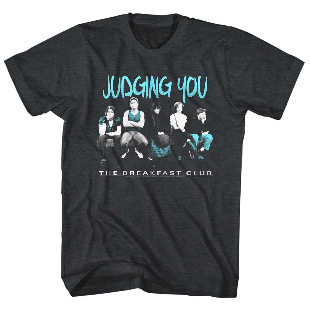 BREAKFAST CLUB-JUDGING YOU-BLACK HEATHER ADULT S/S TSHIRT